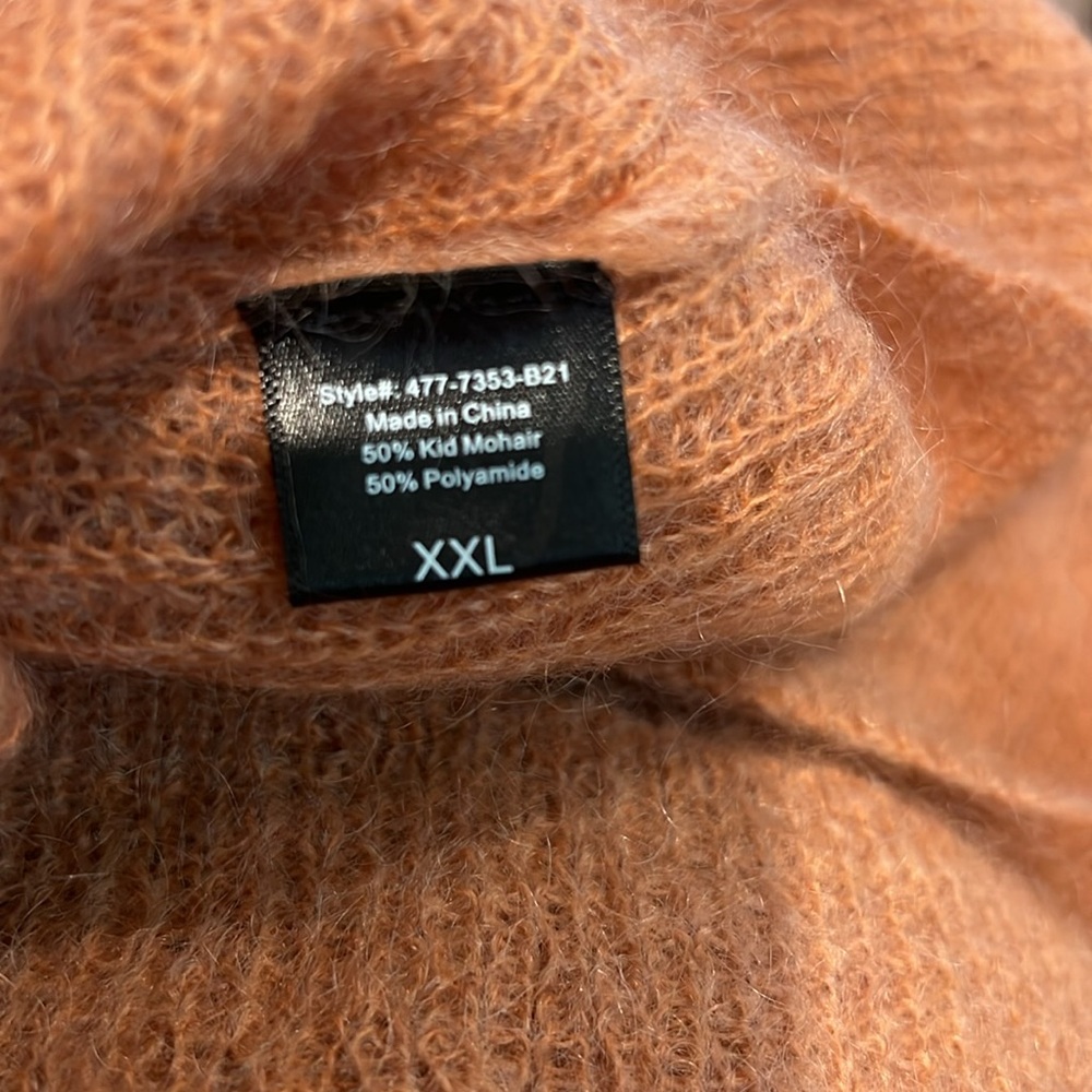 🔹 Jenni Kayne Mohair Blend V Neck Cabin Sweater - Picture 4 of 4